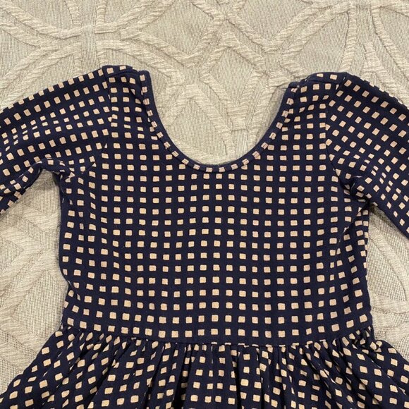 Alice + Ames Sz 4 Navy Square Ballet Dress - Picture 4 of 5